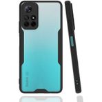 Newface Xiaomi Redmi Note 11T Platin Silikon Siyah Cep Telefonu Kılıfı