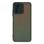 Newface Xiaomi Redmi Note 12S Kılıf Montreal Silikon Kapak - Yeşil