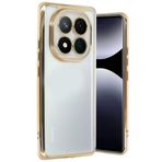 Newface Xiaomi Redmi Note 14 Pro 4G Kılıf Razer Lensli Silikon - Gold