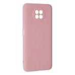 Newface Xiaomi Redmi Note 9 5G Nano İçi Kadife Silikon Pembe Kılıf