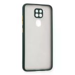 Newface Xiaomi Redmi Note 9 Montreal Silikon Kapak Yeşil Cep Telefonu Kılıfı