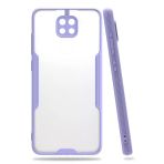 Newface Xiaomi Redmi Note 9 Platin Silikon Lila Cep Telefonu Kılıfı