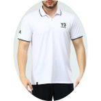 Newforss Adidas EF-3992 Erkek Polyester Mesh Polo Yaka T-Shirt - Beyaz
