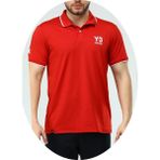 Newforss Adidas EF-3992 Erkek Polyester Mesh Polo Yaka T-Shirt - Kırmızı