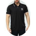 Newforss Adidas EF-3992 Erkek Polyester Mesh Polo Yaka T-Shirt - Siyah