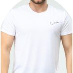 Newforss Nike EF-4223 Erkek Polyester Mesh Battal Beden T-Shirt - 2XL - Beyaz