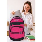 Newfull Station 85 Astarlı Sırt ve Okul Çantası-Laptop Bölmeli - Ebatlar : Boy: 47 Cm / En: 37 Cm / Derinlik:18 Cm - Pembe