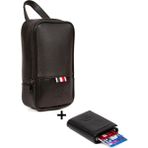 Newish Erkek Deri Mekanizmalı Cüzdan ve Portföy Clutch Günlük El Çantası NEW168 - Siyah - Tek Beden - Siyah - Siyah - Ekru