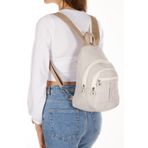 Newish Kadın Krınkıl Kumaş Suya Daynıklı Mini Sırt Çantası Seyehat Için Uygun Body Bag & Backpanck