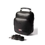 NEWISH POLO ACCESSORIES Newish Polo Yuppy Club Siyah Deri Erkek El Omuz Ve Çapraz Seyahat Bakım Çanta.