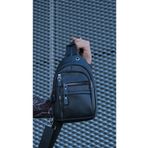 NEWISH POLO ACCESSORIES Siyah Su Geçirmez Kulaklık Usb Çıkışlı Bel Ve Çapraz Omuz Çanta Göğüs Seyahat Freebag