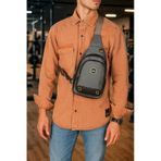 NEWİSH POLO BODY BAG ÇAPRAZ GÖĞÜS VE SIRT ÇANTASI-GRİ QATRO 2260 Gri