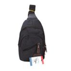 Newish Polo Body Bag Çapraz Siyah Sırt ve Göğüs Çantası