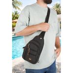 Newish Polo Body Bag Usb Çıkışlı Çapraz Göğüs Ve Sırt Çantası-Kanvas 2334