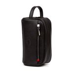Newish Polo Erkek Deri Portföy Clutch Traş Kozmetik Bakım Ve Günlük El Çantası 14x24cm New171 - Siyah