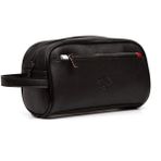 Newish Polo Erkek Deri Portföy Clutch Traş Kozmetik Bakım Ve Günlük El Çantası (14X24CM) newpolo171 - Siyah