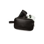 Newish Polo Erkek Siyah Deri Portföy Clutch Traş Kozmetik Bakım ve Günlük El Çantası new277