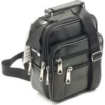 Newish Polo Erkek Siyah Hakiki Deri Çelik Kasalı Omuz Ve El Çantası (15X19CM) newpolo274 - --Siyah - -Boy: 19 cm -En: 15 cm -Genişlik: 10 cm