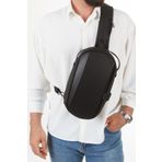 Newish Polo Erkek Usb Çıkışlı Çapraz Askılı Omuz ve Bel Çantası - Siyah
