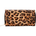 Newish Polo Kadın Leopar Suni Deri Kartlık ve Cüzdan NEWPOLO296