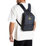 Newish Polo Mini Sırt Çantas Unisex Laptop Bölmeli Sırt Çantası Su Geçirmez Günlük Okul İş Seyahat Backpack Siyah