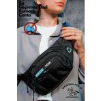 Newish Polo Siyah Su Geçirmez Kulaklık Usb Çıkışlı Omuz Ve Bel Çantası Günlük Çapraz Askılı Freebag