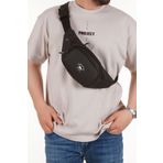 Newish Polo Suya Dayanıklı USB ve Kulaklık Girişli Siyah Unisex Suni Deri Bel ve Çapraz Omuz Çanta Freebag