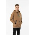 NEWKİDS Kapüşonlu Kanguru Cepli Detaylı Şardonlu 100% Pamuk 3 İplik Erkek Çocuk Sweatshirt