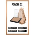Newmen Porcelain Make-Up Powder 02 Porselen Pudra – Yüksek Kapatıcılık, Mat ve Yağsız Formül, Uzun Süre Kalıcı Makyaj - Bej
