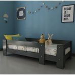 Newmod Touch Karyola Q4012-4 - 90 x 190 cm - Antrasit