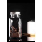 NEWNOW 8 Li Cam Kavanoz, Saklama Kabı, Metal Kapaklı Kavanoz 820 ml