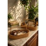 NEWNOW Calista Duo 2 Li Banyo Düzenleyici Raf – Duvara Monte Edilebilir Organizer – Mutfak Tezgah Üstü Oval