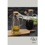 NEWNOW Master Chef 1000 ml Borosilikat Cam Yağdanlık Yağlık Sirkelik