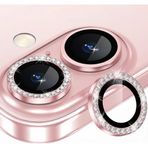 NewPole [2 Adet] iPhone 16/iPhone 16 Plus için Lens Koruyucu Diamond 9H Temperli Cam Apple iPhone 16/16 Plus Lens Koruyucu (Diamond Titanyum Rose, iPhone 16 Pro/16 Pro Max)