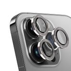 NewPole [3 Adet] iPhone 15 Pro/Pro Max Kamera Lens Koruyucu, Alüminyum 9H Temperli Cam Apple iPhone 15 Pro ve Pro Max için