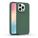 NewPole iPhone 14 Pro Max Kılıf Luce Lansman Kılıf Yumuşak Sıvı Silikon Kılıf Sert Kamera Koruyuculu Darbeye Karşı Dayanıklı Kılıf Apple iPhone 14 Pro Max Uyumlu Kılıf Haki Yeşil