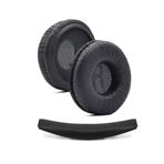 NewPole JBL İle Uyumlu Kulaklık Pedi Kafa Bandı ve 2 Adet Yumuşak Kulaklık Süngeri JBL Tune 450BT 460BT 500BT 510BT 520BT 600 T250 JR300 ile Uyumludur (Siyah)