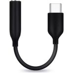 Newpole Type C To 3.5mm Kulaklık Adaptörü Samsung S22 S21 Için Type C To 3.5mm Newpole Dac Çipli Dijital Dönüştürücü Kulaklık Adaptörü Samsung Galaxy S22 S21 S20 S10 Apple iPad Pro Uyumlu - Siyah