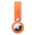 newrong Airtag Bulucu için Silikon Halka, Taşınabilir Yumuşak Bluetooth Anahtar Bulucu Zinciri AirTags Turuncu ile Uyumlu