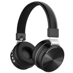 newrong Cep telefonu aksesuarı, Bluetooth kulaklık, kulak üstü, TF kart soketi, Bluetooth 5.0, gürültü azaltma, kablosuz kulaklık, iPhone, Samsung, Huawei, Android ile uyumlu, siyah