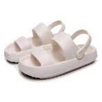 Newrong Flip Flop İki Aşınma Yumuşak Bej Kadın Sandalet
