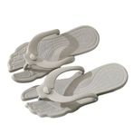 Newrong Flip Flops Taşınabilir Banyo Gri Kadın Terlik