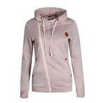 newrong-newrong Kadın Fermuar Turtlemeck Slim Fit Mont XS Haki