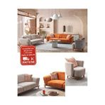Newrun Home Palermo Koltuk Takimi 3+3+1 Çok Renkli