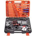 NewStar Tam Profesiyonel Germany 121 Parça Lokma Takımı Oto Tamirci Tam Set 1/2-3/8-1/4