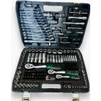 NewStar Tam Profesiyonel Germany 72 Diş Eğik Cırcır 220 Parça Lokma Takımı Oto Tamirci Tam Set 1/2-3/8-1/4