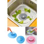 NEWSTORE HOME 2 Kademeli Dokunmatik Lavabo Tıkacı Silikon Lavabo Gider Tıpası (2 Adet)
