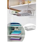 NEWSTORE HOME Dolap Içi Düzenleyici Sepet,askılı Raf Düzenleyici Sepet Raf,raf Altı Sepet Kanguru Raf Sepeti