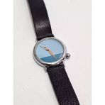 Newtime Yüzücü Temalı 34Mm Deri Kordon Kol Saati 2.El