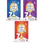 Newton 7. Sınıf 3 Kitap Matematik+Fen+Türkçe Adım Adım Zirveye Soru Bankası